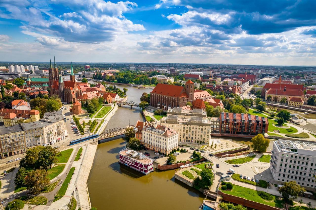 Great Polonia River Boat Apartments Вроцлав Экстерьер фото
